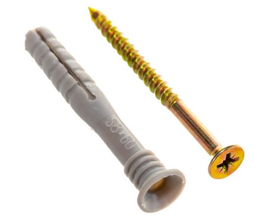 Дюбель-гвоздь Стройбат с потайной манжетой 8х60 мм 80 шт. 2520808 / 041770 