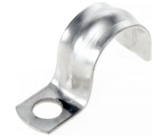 Металлическая однолапковая скоба Промрукав СМО d16-17 мм, отв. d 6.5 мм PR08.3742 