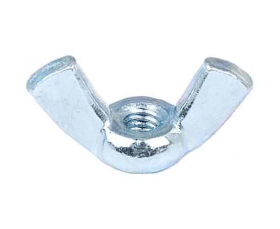 Барашковая гайка Стройбат DIN315 М8 белый цинк 50 шт 307620 