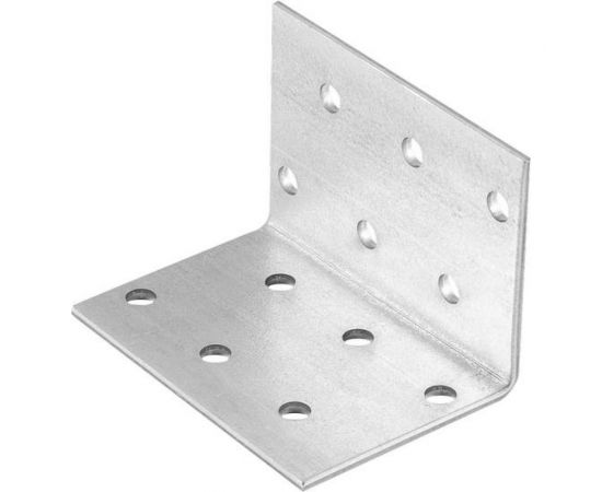 Крепежный равносторонний уголок РемоКолор KUR 2 мм, 80x80x60 мм 710-2086 