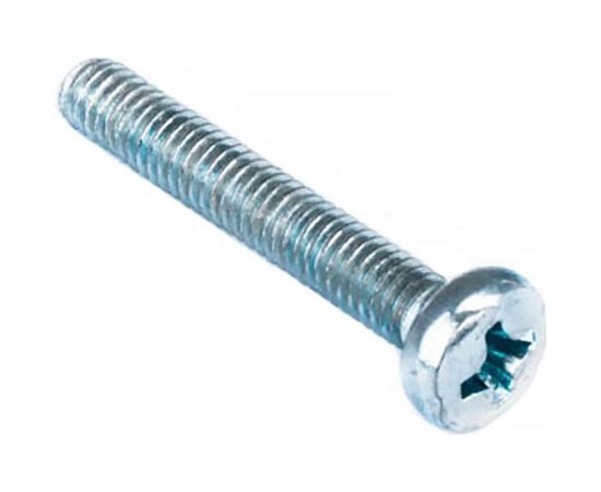 Винт Стройбат пкр. DIN 7985 М5x30 белый цинк 70 шт 106141 