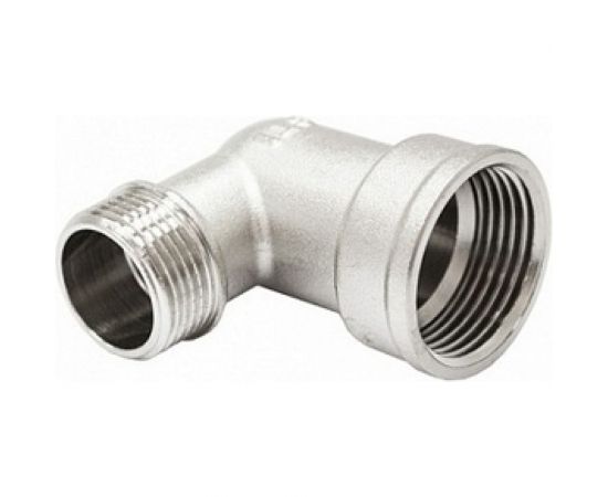 Угольник STI латунный Ду25х20 (1""x 3/4"") Ру16 ВР/НР переходной, никелированный D270-05017 