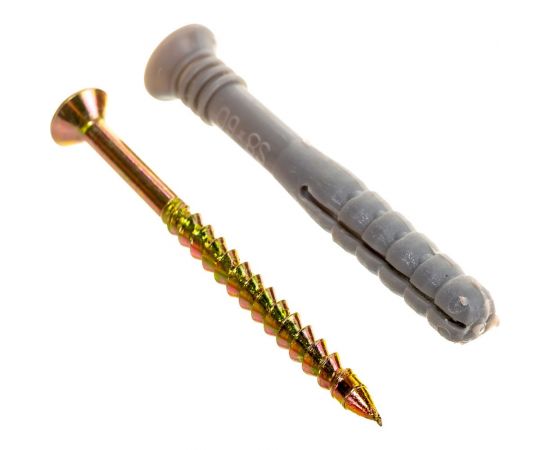 Дюбель-гвоздь Стройбат с потайной манжетой 8х60 мм 80 шт. 2520808 / 041770 – изображение 2