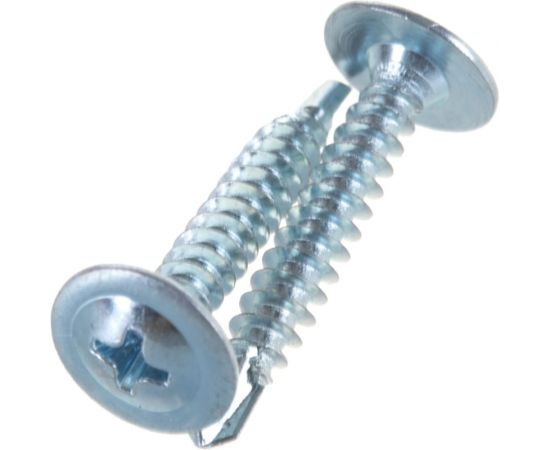 Саморезы Стройбат для тонких пластин с буром оцинкованные 4.2x25 мм 900 шт. 203680 – изображение 2