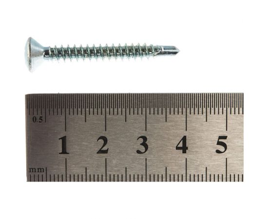 Саморез ЦКИ DIN7504-R 4.8х38 сверлоконечный Ц 1000 шт. 36639 – изображение 3