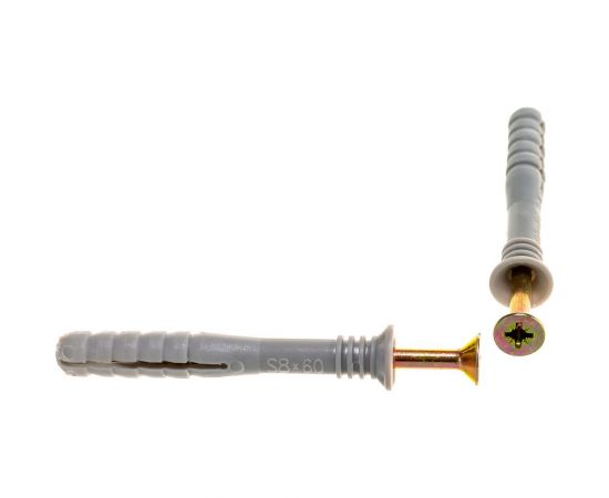 Дюбель-гвоздь Стройбат с потайной манжетой 8х60 мм 80 шт. 2520808 / 041770 – изображение 3