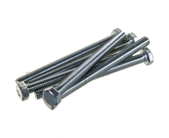 Оцинкованные болты Стройбат DIN 933 М6х70 30 шт. 2630023/272461 – изображение 4