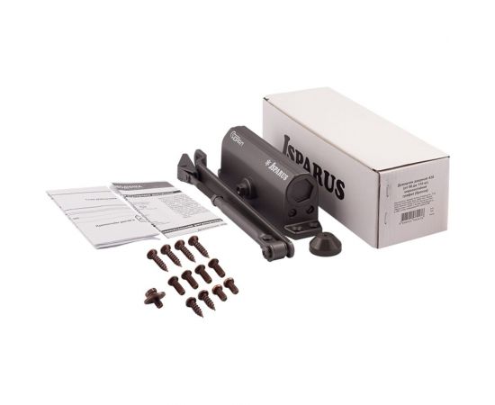 Дверной доводчик НОРА-М Isparus 420 морозостойкий, для дверей от 40 до 90 кг, графит 18758 – изображение 4