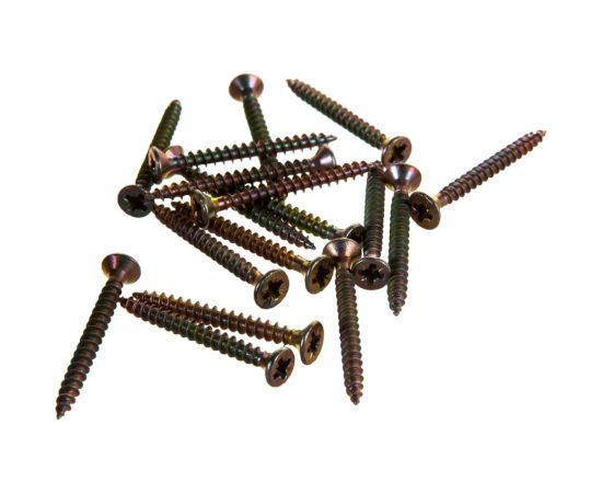 Универсальные саморезы Стройбат желтые 3.5х35 200 шт. 2641119 / 075941 – изображение 4