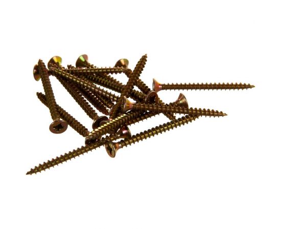 Универсальные саморезы Стройбат желтые 3.5х40 200 шт. 2641120 / 075951 – изображение 5