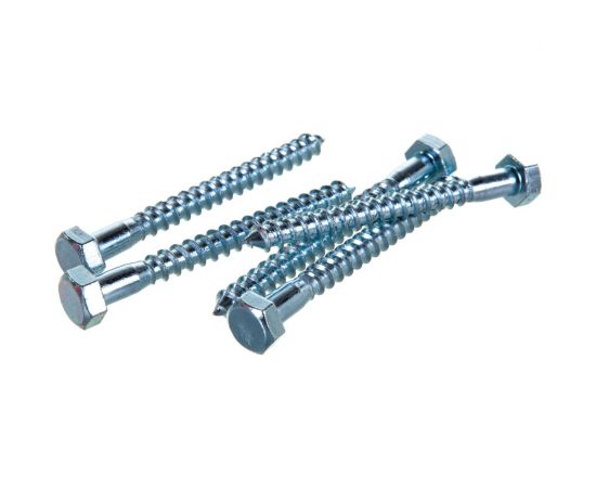 Сантехнический оцинкованный болт Стройбат DIN 571 8х80 мм 20 шт. 2642018 008481 – изображение 5