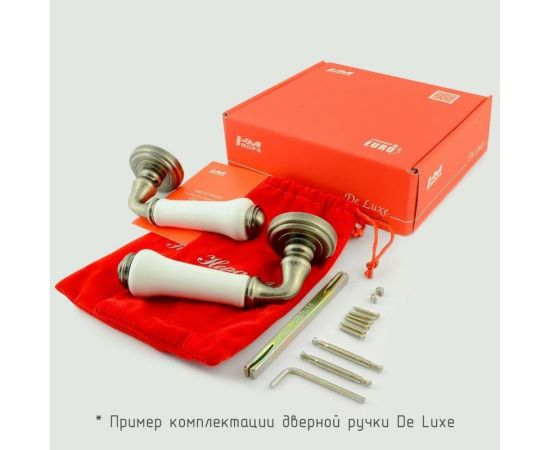 Дверная ручка НОРА-М Сегура застар. серебро 8827 – изображение 8