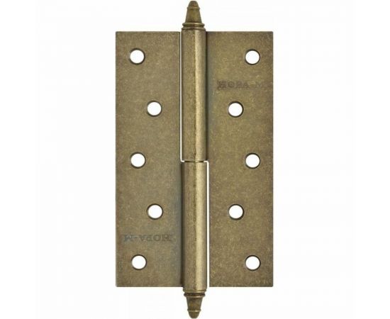 Петля НОРА-М 610-5" застар.бронза правая 125x75x2.5 5463 