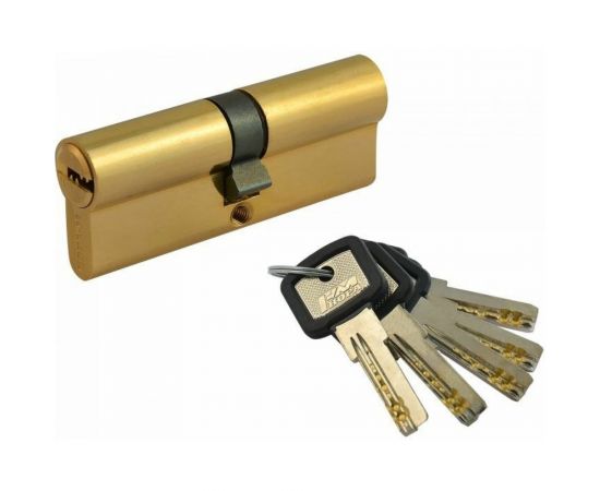 Цилиндровый механизм НОРА-М ЛПУ-80 40-40 латунь Х 5350 