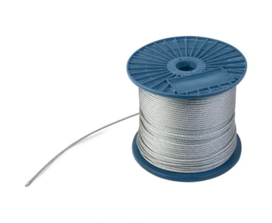 Стальной оцинкованный трос Netlink DIN 3055 4 мм, 200 м 00000000110 