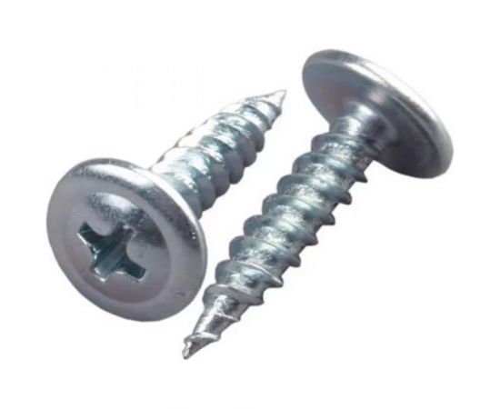 Саморез с прессшайбой Метиз-Эксперт 4.2х32 остр., оц. уп. 1500 шт. НФ-00008327 