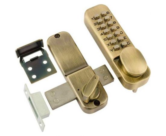 Кодовый замок НОРА-М 250 старая бронза 7303 