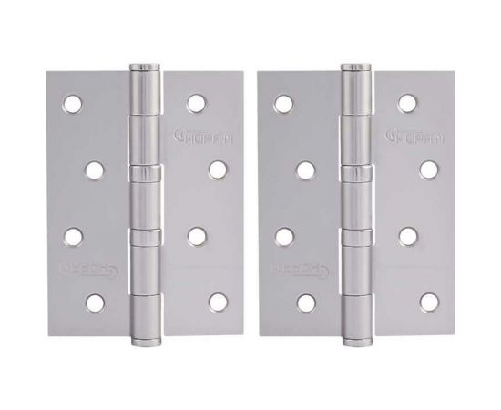 Универсальная петля НОРА-М 4""-2ВВ FHP мат.хром.покр. 100х75х2,5 №2 11858 