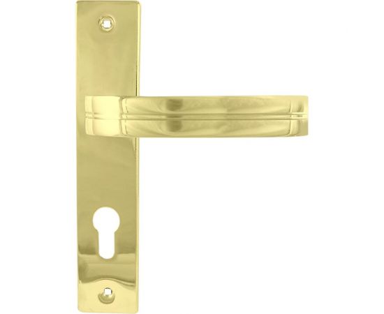 Дверная ручка на планке НОРА-М 106-70 мм, золото 16991 