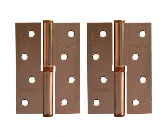 Петля НОРА-М ЕСО 750-4""-FHP-ECO медн.покр. правая 100х70х2,5 15443 