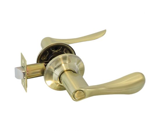 Ручка-защелка НОРА-М NEW мат.золото ЗВ3-03 фикс. 15667 