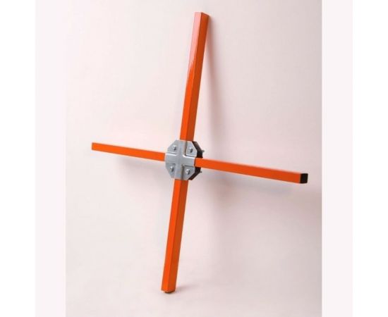 Краб-система Крепче Х-образный, оцинк., 20x20 мм, 100 шт. 2947676 – изображение 2