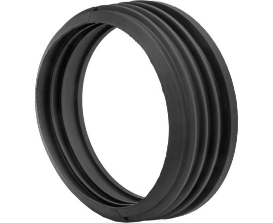 Сантехническая манжета для канализации MPF 124x110, черная, уплотнительная, переходная ИС.131603 – изображение 2