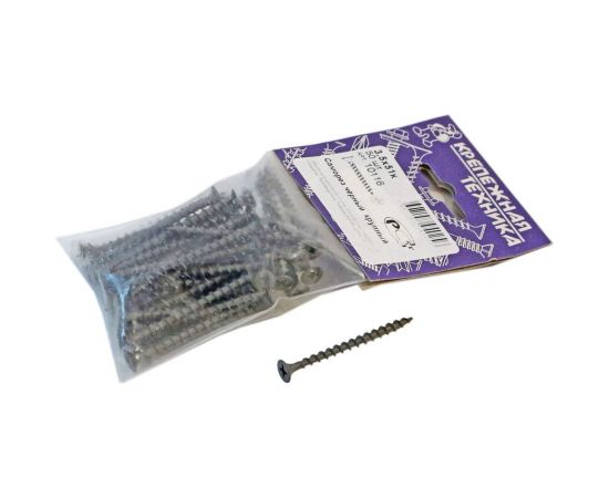 Саморез крепежная техника черный, 3,5x51 к 50 шт. 10116 – изображение 2