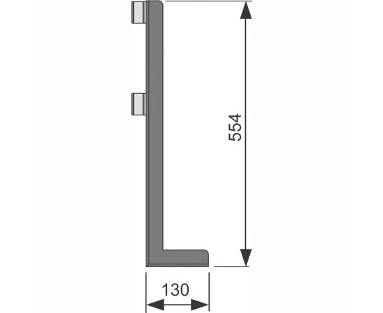 Опора для отдельностоящих перегородок TECE ТЕСЕprofil 9030017 – изображение 2