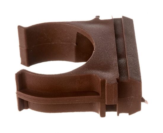 Крепеж-клипса для трубы TDM 20 мм, ЭКО, бук, 10 шт. SQ0405-0042 – изображение 2