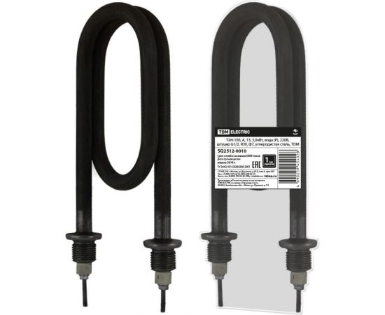 ТЭН TDM 100, А, 13, 5 кВт, вода (Р), 220В, штуцер G1/2, R30, Ф7, углеродистая сталь SQ2512-0010 – изображение 2