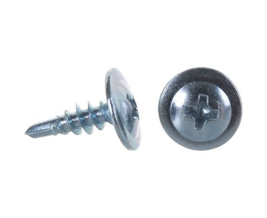 Саморез с прессшайбой Качественный крепеж 4,2х13 сверло 830 шт 0500339 КЧ – изображение 3