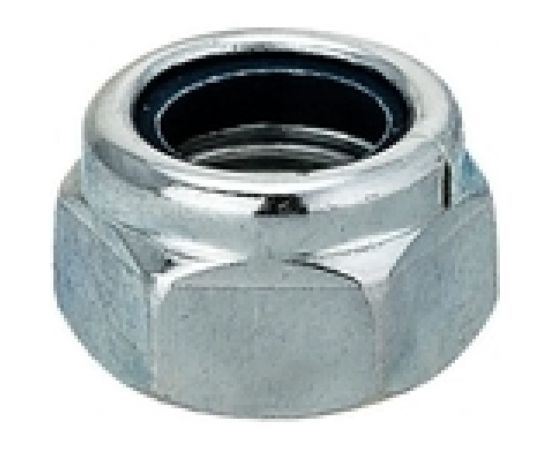 Самоконтрящаяся гайка Стройбат DIN 985 М12 белый цинк 25 шт 013071 – изображение 3