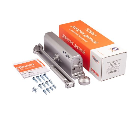 Дверной доводчик 740DA морозостойкий, для дверей от 60 до 110 кг, серый 18684 – изображение 4
