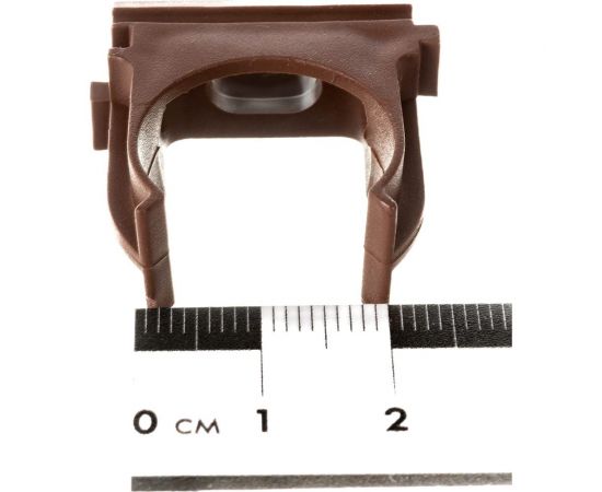 Крепеж-клипса для трубы TDM 20 мм, ЭКО, бук, 10 шт. SQ0405-0042 – изображение 4