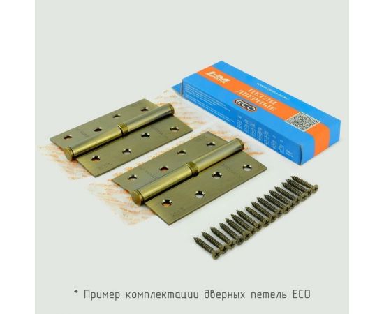 Петля НОРА-М ЕСО 750-4""-FHP-ECO медн.покр. правая 100х70х2,5 15443 – изображение 5