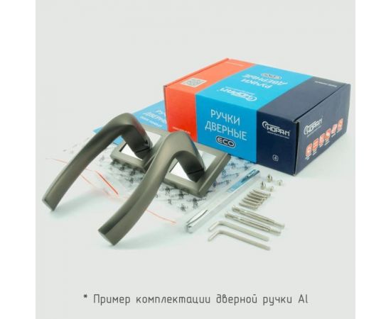 Дверная ручка НОРА-М 112К AL золото 16583 – изображение 6