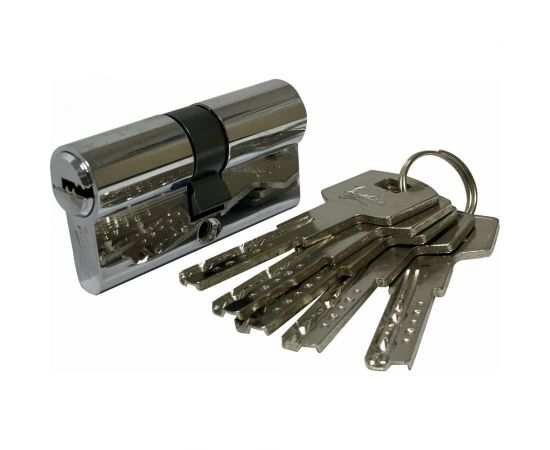 Цилиндровый механизм Вантаж (5 ключей; хром) Z110,55x55 СР 