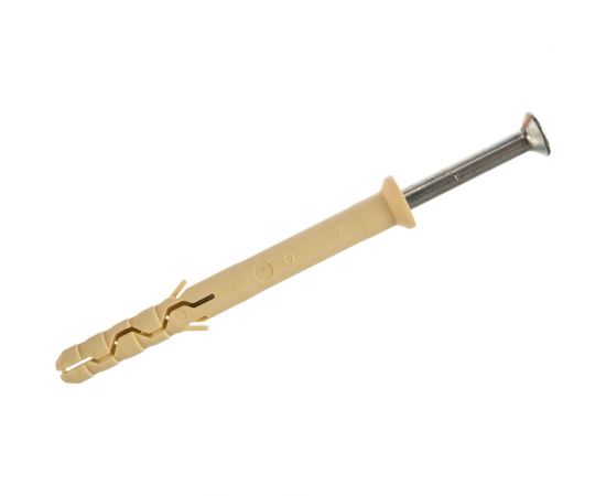 Дюбель-гвоздь с потайной манжетой ЕВРОПАРТНЕР PDG UK 6x60, 100 шт. 76091188 