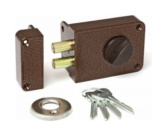 Накладной замок ЗЕНИТ Зенит-ЗН-1-3 медь 17729 