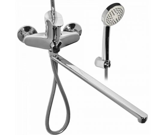 Смеситель для ванной WISENT с изливом 40 см и душем 2201 