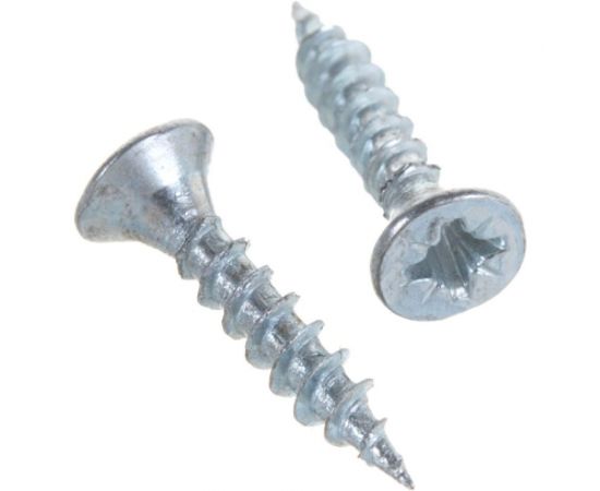 Потайной универсальный шуруп Метизный двор 3,0x16, белый, 50 шт. 4690441018830 