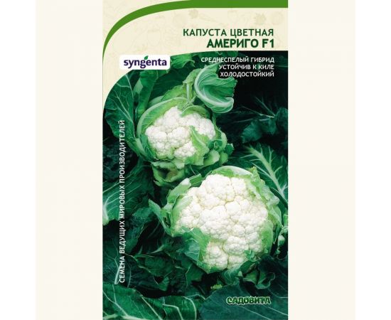 Семена САДОВИТА Капуста цветная Америго F1 10 семечек 00132366 