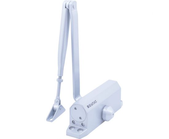 Дверной доводчик БУЛАТ ДД 502/3 A-S, 40-65 кг, серебро 13498 