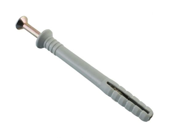 Дюбель-гвоздь крепежная техника потайной бортик, 8x120, 2 шт. 50824 