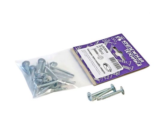 Саморез крепежная техника прессшайба, сверло, 4,2x32 20 шт. 10510 – изображение 2