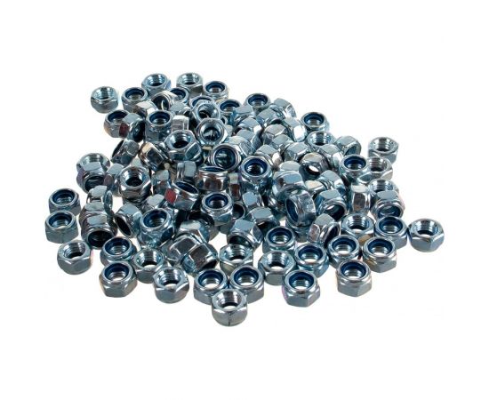 Гайка ш\г самостоп. с нейл. кольцом Качественный КРЕПЕЖ DIN 985 М8 120 шт 0300933 КЧ – изображение 2