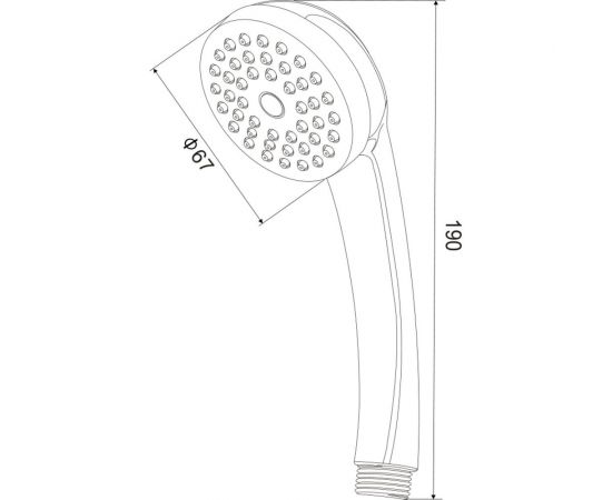 Лейка для душа OLIVES D121 – изображение 2