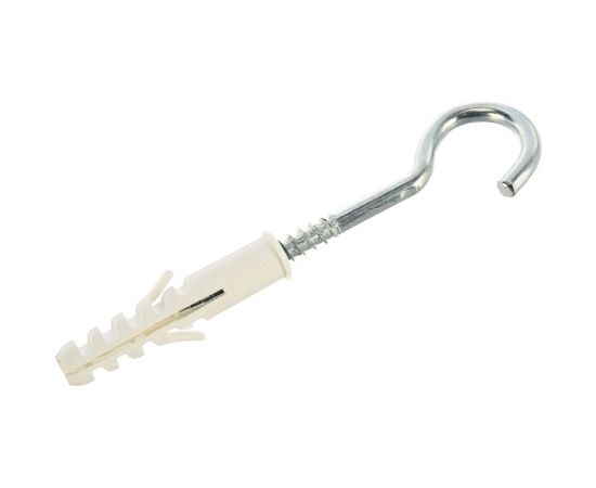 Распорный дюбель Зубр МАСТЕР тип ЕВРО с шурупом-полукольцом, 10х50 / 6х90 мм, 4 шт 30686-10-50 – изображение 2