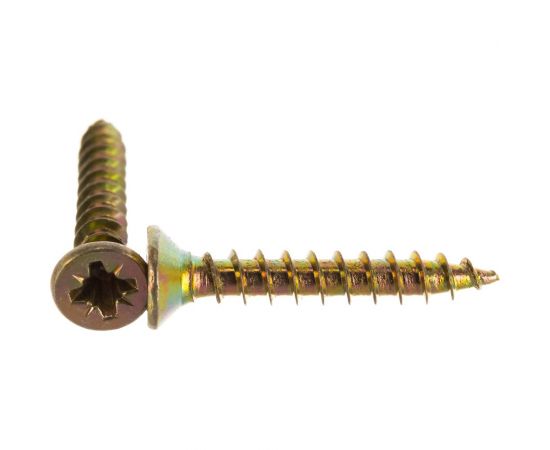 Шуруп, жёлтый цинк Крепежная техника 3,0х20 1000шт 431306 БК – изображение 2